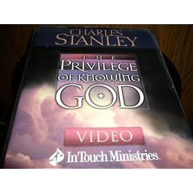 THE PRIVILEGE OF KNOWING GOD , BY Charles Stanley VHS & BOOK SET