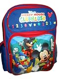 Disney Mickey Mouse Goofy Friends CLUBHOUSE Large Backpack Bag Tote NEW STYLE