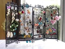 Jewelry Holder / Jewelry Stand ( Black, White) in Screen Design, Gift Idea
