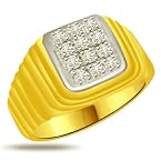 Shimmer Diamond Gold Ring