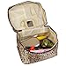 DATEWORK Women Leopard Print Cosmetic Bags (Brown)