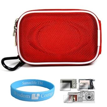 Sony Cybershot Camera Case Sony Cybershot DSC-T DSC-W Series Cyber Shot Digital Camera Case + Screen Protector Shield + Cloth (Sony Cybershot Camera NOT included)