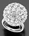Kenneth Jay Lane Crystal Disco Ball Ring