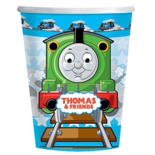 "New Thomas the Tank Engine Paper Party Cups, 8pk 266mls"