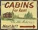 Cabin Rentals Art Poster PRINT Grace Pullen 14x11