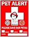 Pet Alert Sticker ● 