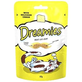 DREAMIES Cheese Cat Treats 60 g (Pack of 8)