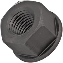 Carbon Steel Hex Nut, Black Oxide Finish, Grade 8, Right Hand Threads, Class 2B 3/8"-16 Threads, 11/16" Height, Made in US