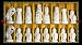 Handmade Black & White Chinese Imperial Court Bone Chess Set