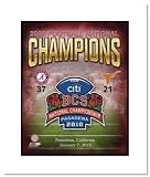 Alabama Crimson Tide NCAA Double Matted 8x10 Photograph 2009 National Championship Collage