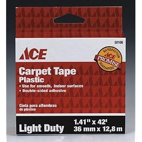 HENKEL CORPORATION 50-50106 PLASTIC CARPET TAPE(PACK OF 6) by Gilmour