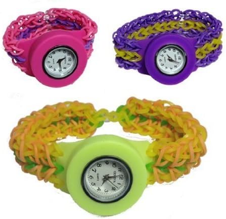 Loomey Time Rainbow Color Watch for Loom Kit Bracelet Teal