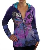 CRYSTAL ROCK Christian Audigier Forest Womens Tunic Hoodie Sweatshirt Shirt