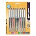 uni-ball Vision Stick Needle Fine Point Roller Ball Pens, 8 Colored Ink Pens(1734916)