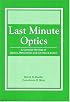 Last Minute Optics: A Concise Review of Optics, Refraction and Contact Lenses