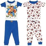  : Superman Set of Two Cotton Pajamas for Toddler Boys