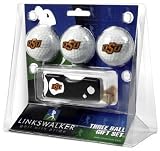 Oklahoma State Cowboys 3 Golf Ball Gift Pack w/ Spring Action Tool - NCAA College Athletics