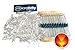 microtivity IL413 5mm Clear Orange LED w/Resistors (Pack of 100)