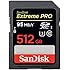SanDisk Extreme PRO 512GB UHS-I/U3 SDXC Flash Memory Card with up to 95MB/s- SDSDXPA-512G-G46
