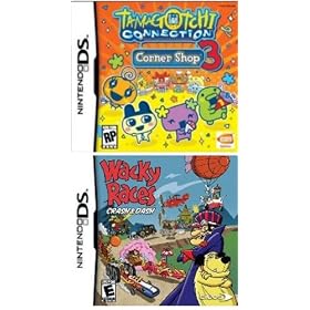 DS Family 2 Pack: Tamagotchi Connection Corner Shop 3 + Wacky Races Crash & Dash