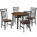 Kitchen & Housewares : Black with Cherry Round Dining Collection