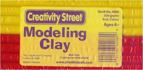 Exruded Modeling Clay 6 Asstd Clrs