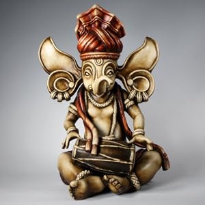 Large Dholak Ganesh Statue