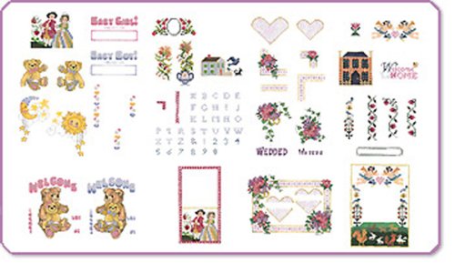 Brother Memory Card featuring cross stitch embroidery designs