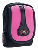 Vanguard Tokyo 6A Hot Pink Colored Camera Pouch with Zipper Compartment and Velcro Flap