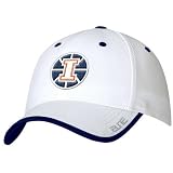 Nike Illinois Fighting Illini White Elite Swoosh Flex Fit Hat