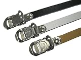 MKS Fit Alpha Spirit Leather Bicycle Toe Straps TAN Track Fixed