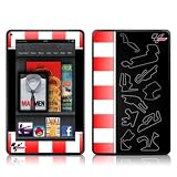 Curbing Riders Design Protective Decal Skin Sticker - Matte Satin Coating for Amazon Kindle Fire (7 inch Color Multi-Touch Display)