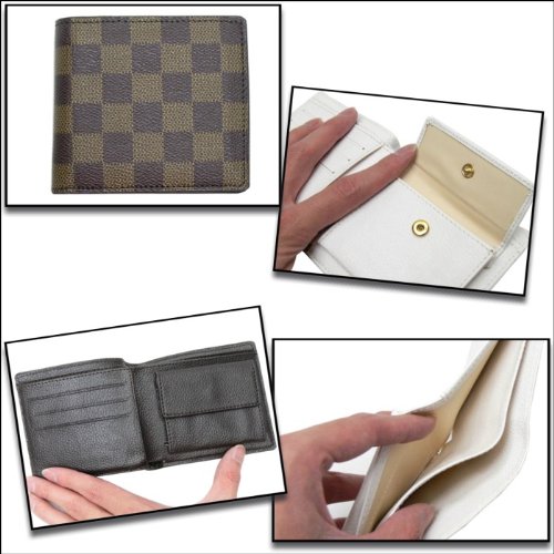 （リッキーアンドヒッキー）Rickey&Hickey　ブロックチェック2つ折り財布