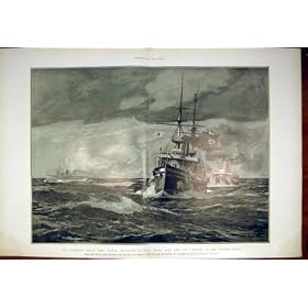 Hms Ophir Juno St George Embarque les Beaux-Arts 1902 de Martino