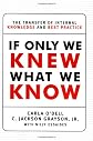 If Only We Knew What We Know