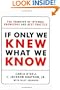 If Only We Knew What We Know: The Transfer of Internal Knowledge and Best Practice