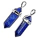 Top Plaza 13pcs Healing Pointed Chakra Pendants for Necklace Making