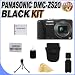 Panasonic Lumix DMC-ZS20 14.1 MP Digital Camera with 16x Wide Angle Optical Image Stabilized Zoom and Built-In GPS Function (Black) + Extra Extended Life DMW-BCG10 Battery + Deluxe Case w/Strap + USB Card Reader + Accessory Saver Bundle!