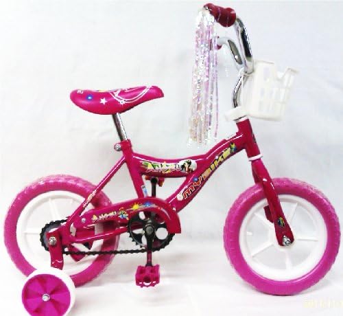 12" Children's Bicycle w/ Training Wheels (Pink)