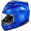 Icon Lifeform Men's Airframe Sports Bike Motorcycle Helmet - Blue
