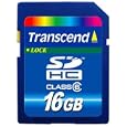Transcend TS16GSDHC6 16GB SDHC card (SD 2.0 SPD Class 6)