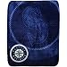 Seattle Mariners Navy Blue Retro Royal Plush Blanket Throw