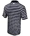 adidas Golf Men's Puremotion 2 Color Stripe Jersey Polo, Navy/White, XX-Large