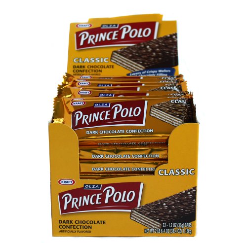 Olza Prince Polo Classic Dark Chocolate Confection Pack of 10 36g Bars