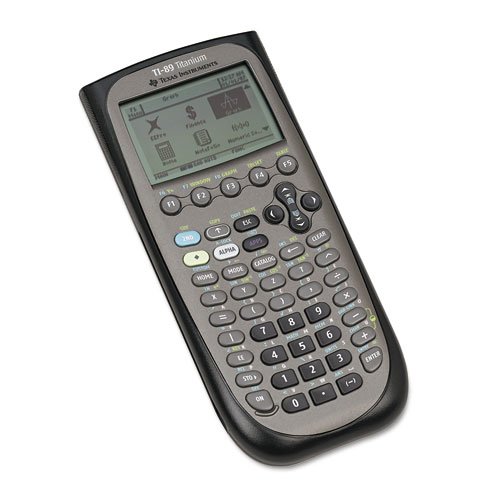 Texas Instruments - TI-89 Titanium Programmable Graphing Calculator, Pixel Display - Sold As 1 Each - Electronically upgradeable graphing calculator allows you to have the most up-to-date functionality and software applications.