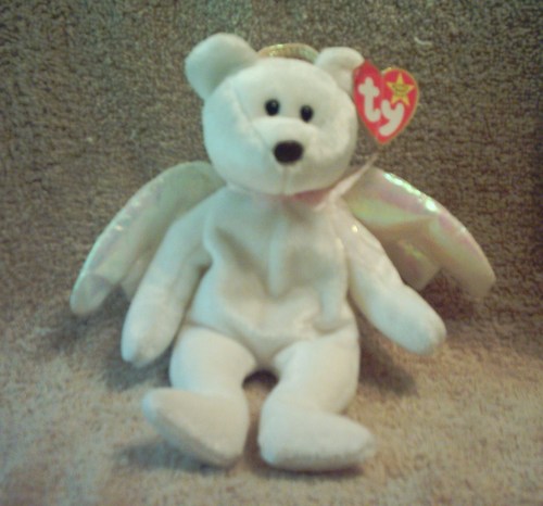 Amazon.com: Ty Beanie Babies - Halo the Bear: Toys & Games