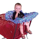 Floppy Seat® Shopping Cart and High Chair Cover, EZ Carry BagTM Style -Blue ABC