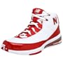 New Balance Men's BB889 Basketball Shoe,White/Red,13 EE