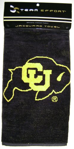 Buy University of Colorado Woven Jacquard Golf Towel by Team Effort
