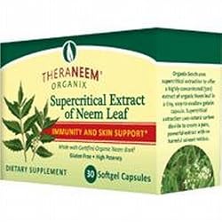 Theraneem Organix Supercritical Extract of Neem Leaf 30 Softgel Capsules